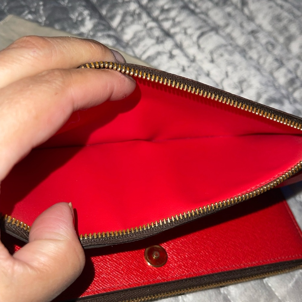 Louis Vuitton Monogram Adele Long Canvas Wallet E… - image 3